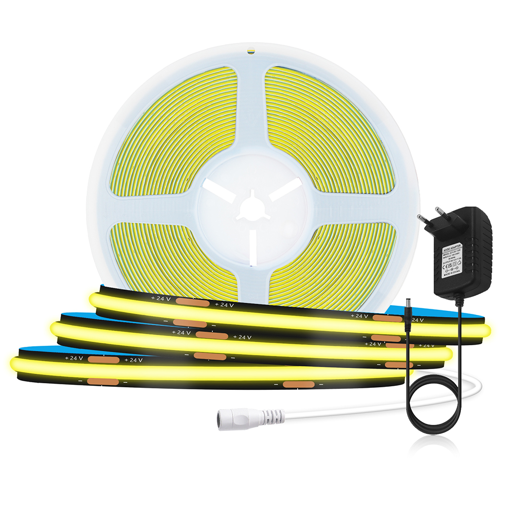 Decor Lighting Uk - 320LEDs COB LED Strip Light 12V