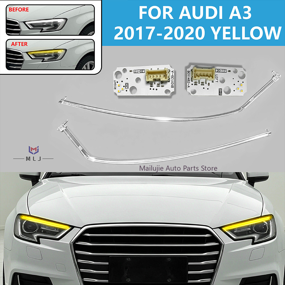 Ambient Led Strip - For Audi A3 2017-2020 Yellow LED