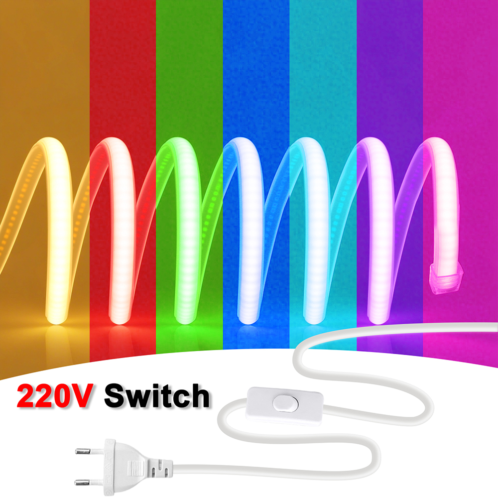 Decor Lighting Hours - 220V Switch Power COB LED Neon