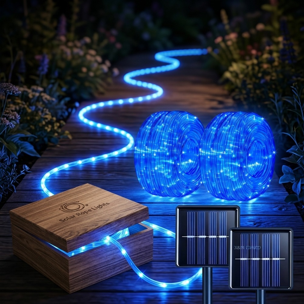 Lighting Decor Wedding - Outdoor Solar LED String Lights, Flexible
