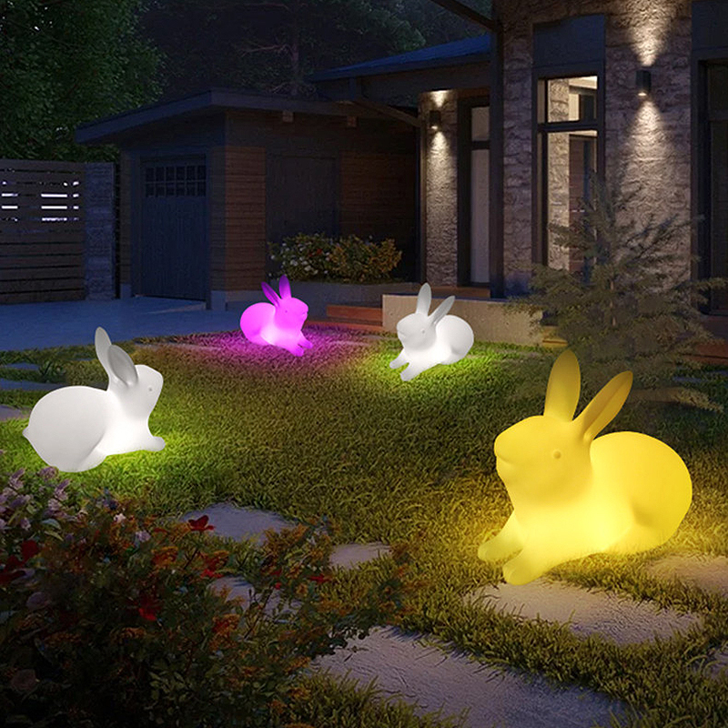 Lighting Decoration Outdoor - Luminous floor lamp courtyard solar LED