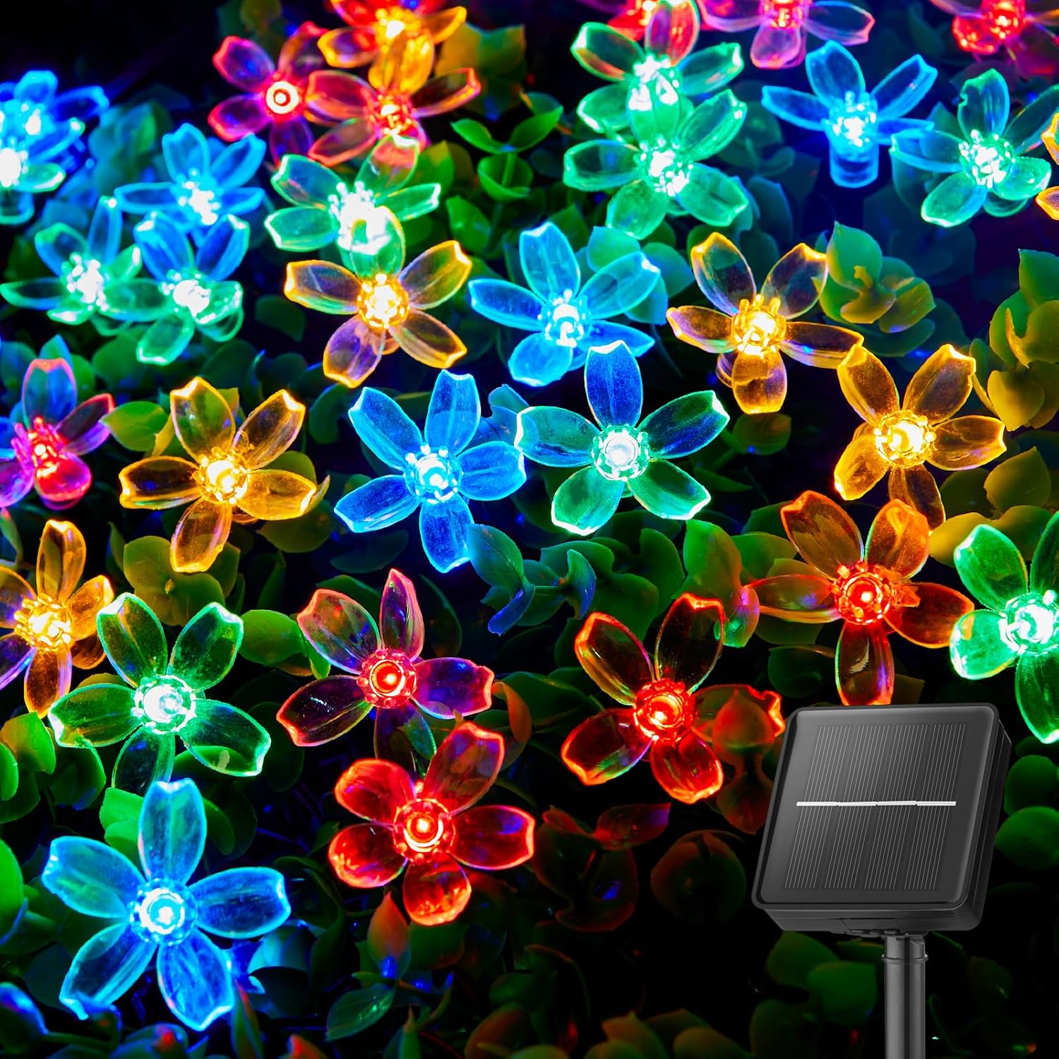 Lighting Decor Wedding - 60 LED Flower Solar String Lights