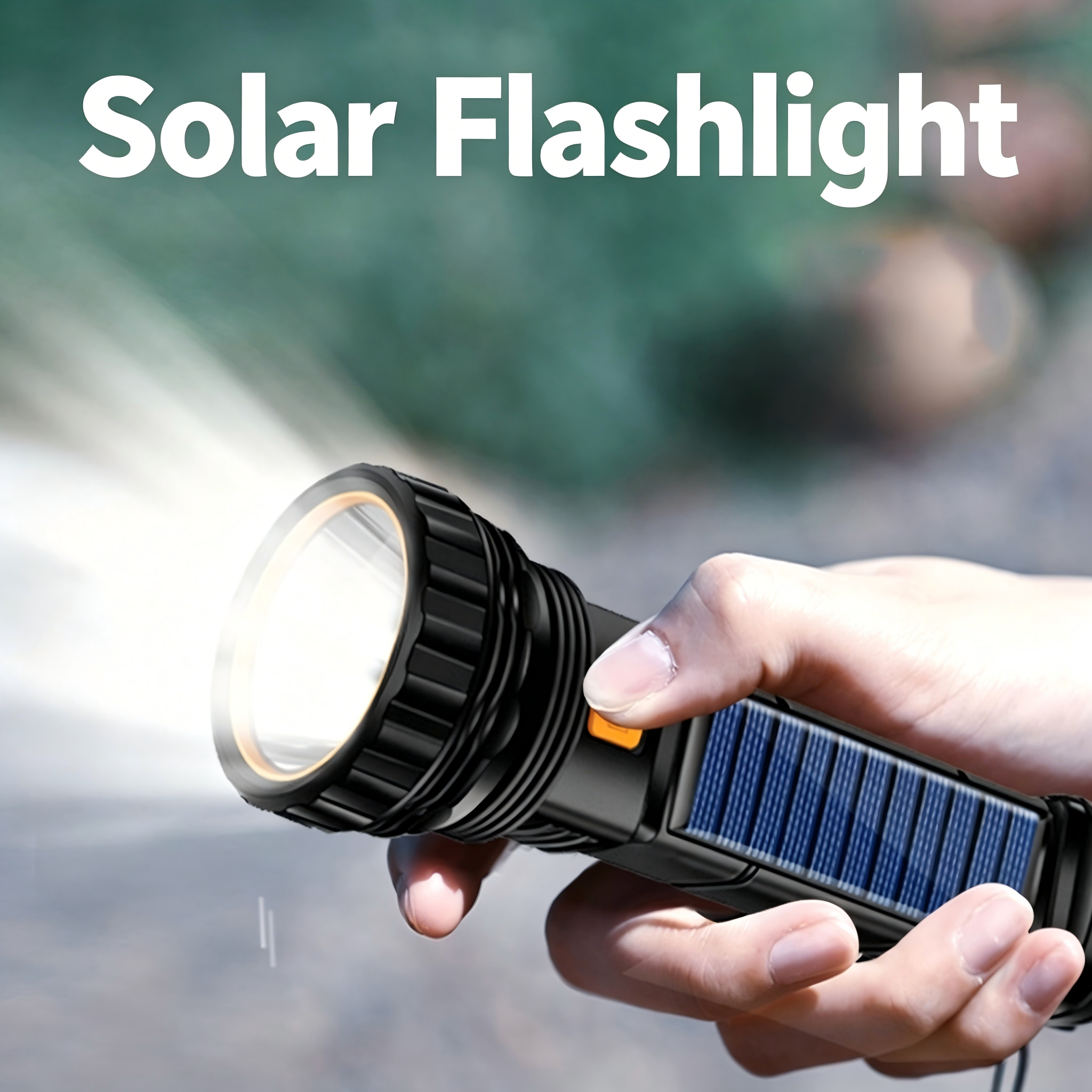 Lighting Decoration Outdoor - 1PC Multi-function Solar LED Flashlight Outdoor