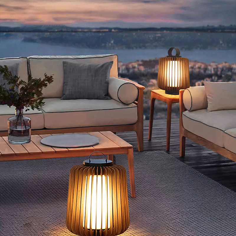 Lighting Decoration Outdoor - Luminous floor lamp courtyard solar LED