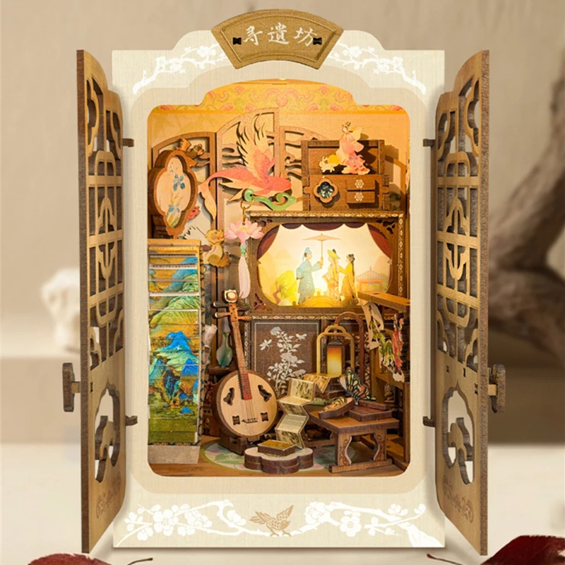 OUZEY Wooden DIY Book Nook She - Lighting Decor For House 리뷰 및 가격