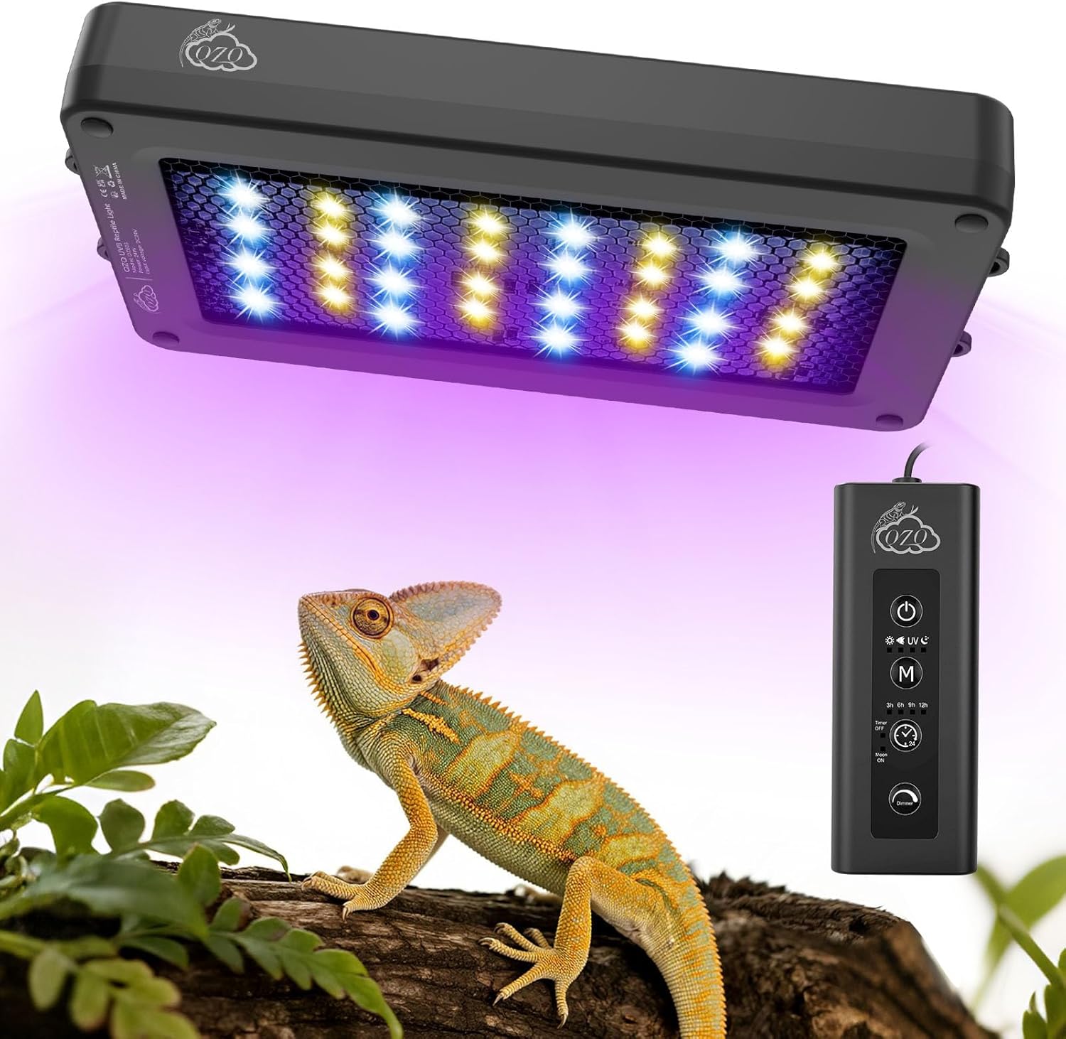 24W LED UVA UVB Reptile Lamp w - Gecko Lighting & Decor 리뷰 및 가격