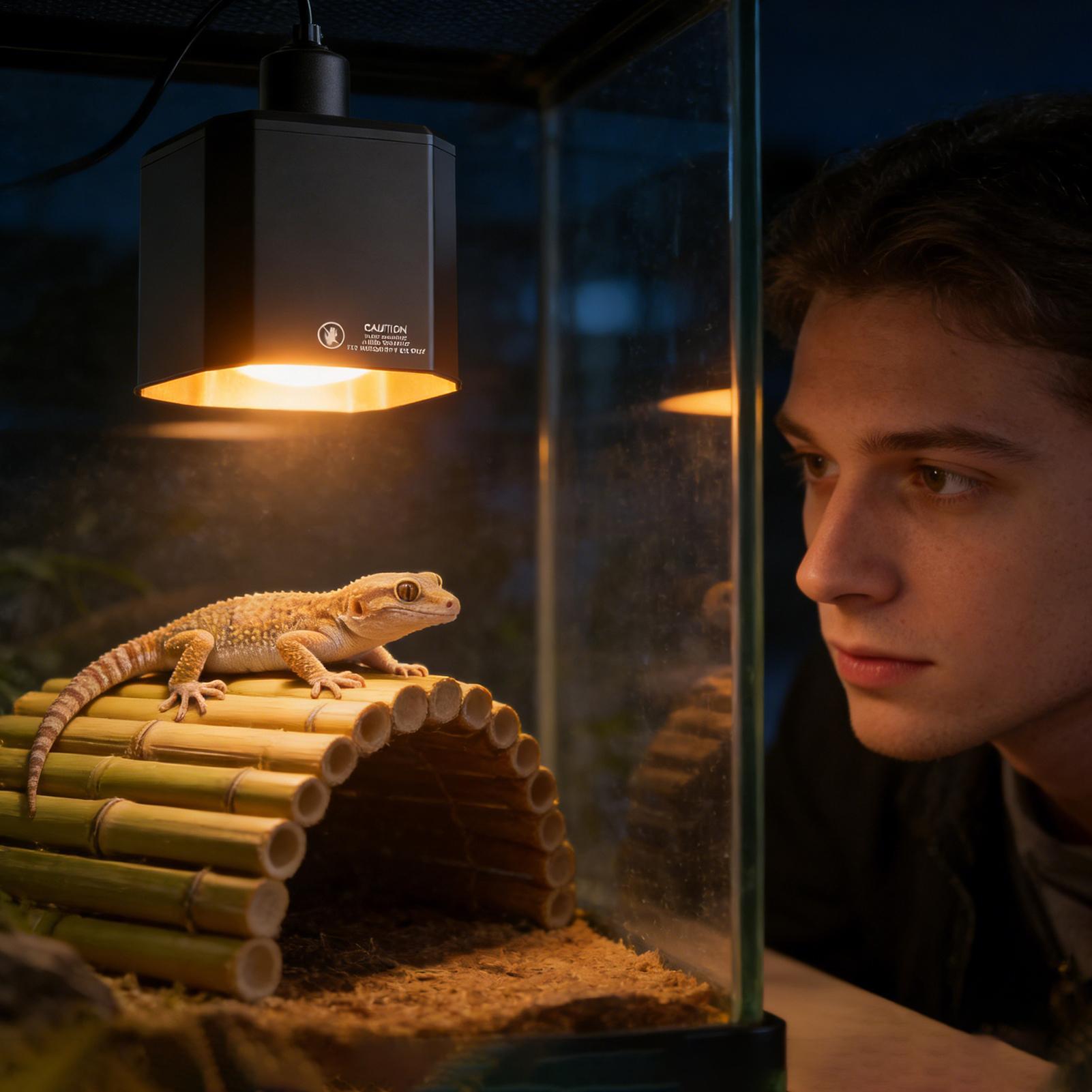 Reptile Heat Lamp Cover Reptil - Gecko Lighting & Decor 리뷰 및 가격