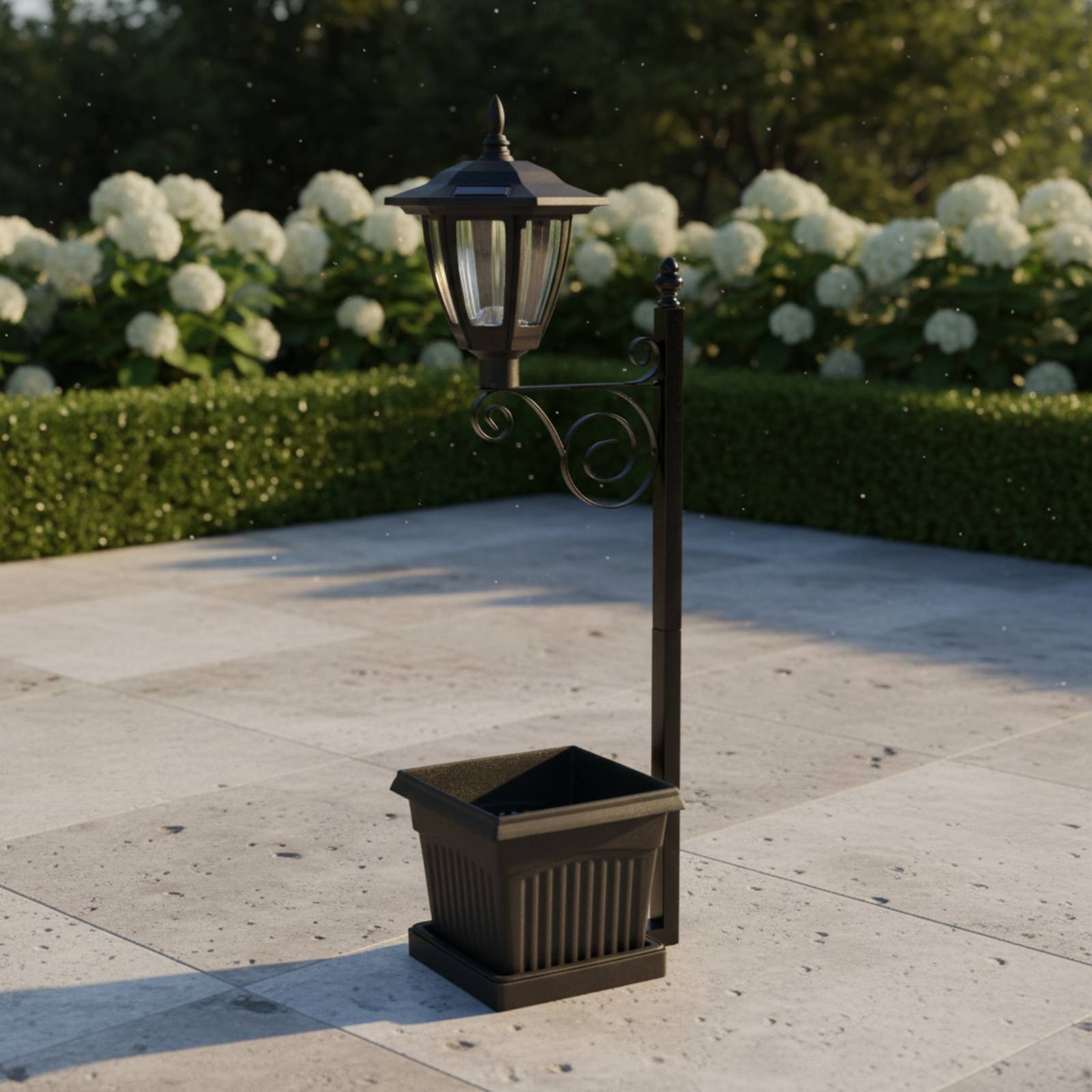 Solar Flower Pot Light Wrought - Lighting Decoration Outdoor 리뷰 및 가격