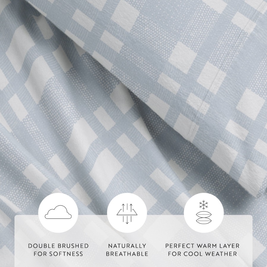 Light Blue Woven 4 Piece 100%  - Lighting By Queen 리뷰 및 가격
