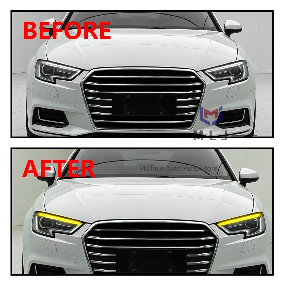 For Audi A3 2017-2020 Yellow L - Ambient Led Strip 리뷰 및 가격