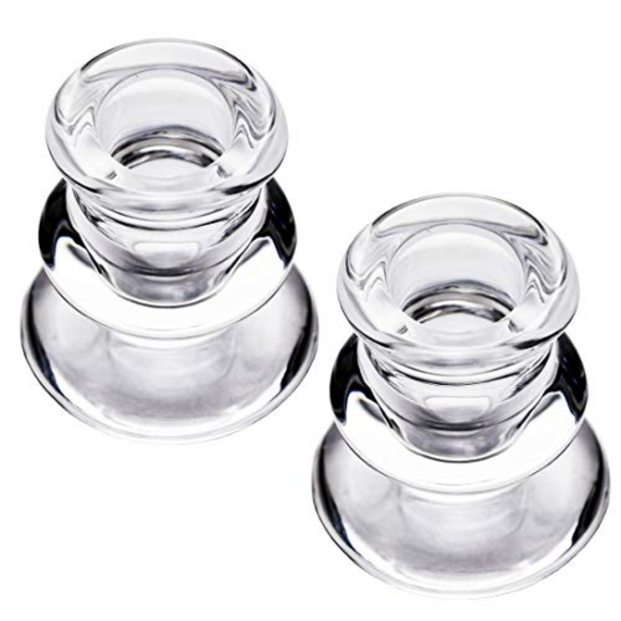 Clear Glass Candlestick Holder - Candle Holder Set 리뷰 및 가격