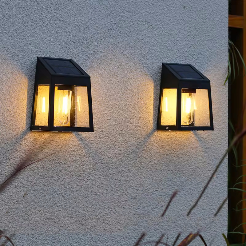 Solar Wall Light Outdoor Water - Decor Lighting Hours 리뷰 및 가격
