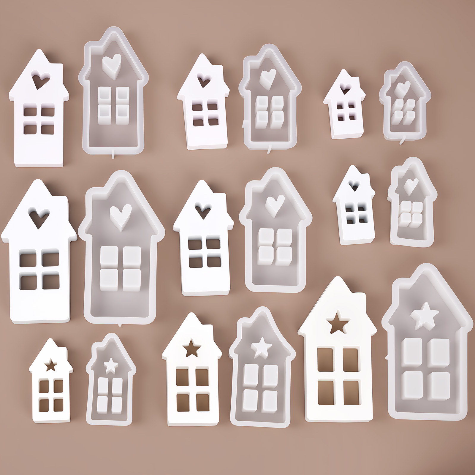 Star Heart House Silicone Mold - Lighting Decor For House 리뷰 및 가격