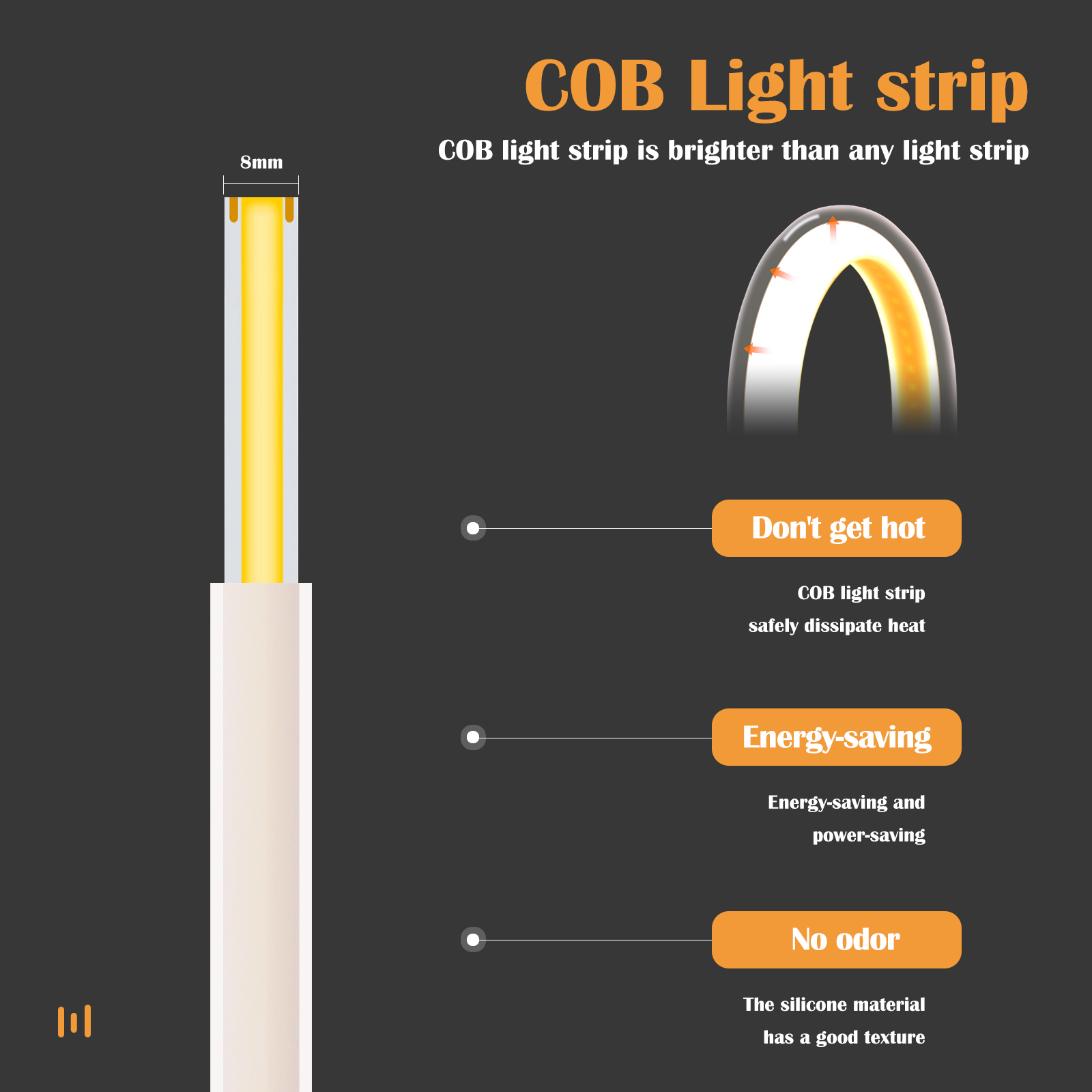 220V COB LED Strip Lights 288L - Decor Lighting Uk 리뷰 및 가격