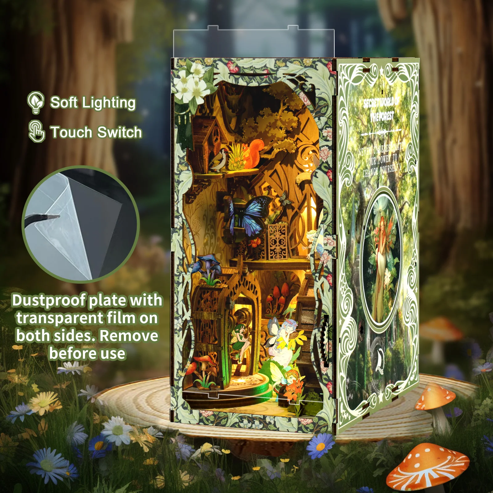Cool DIY Book Nook Miniature H - Lighting Decor For House 리뷰 및 가격