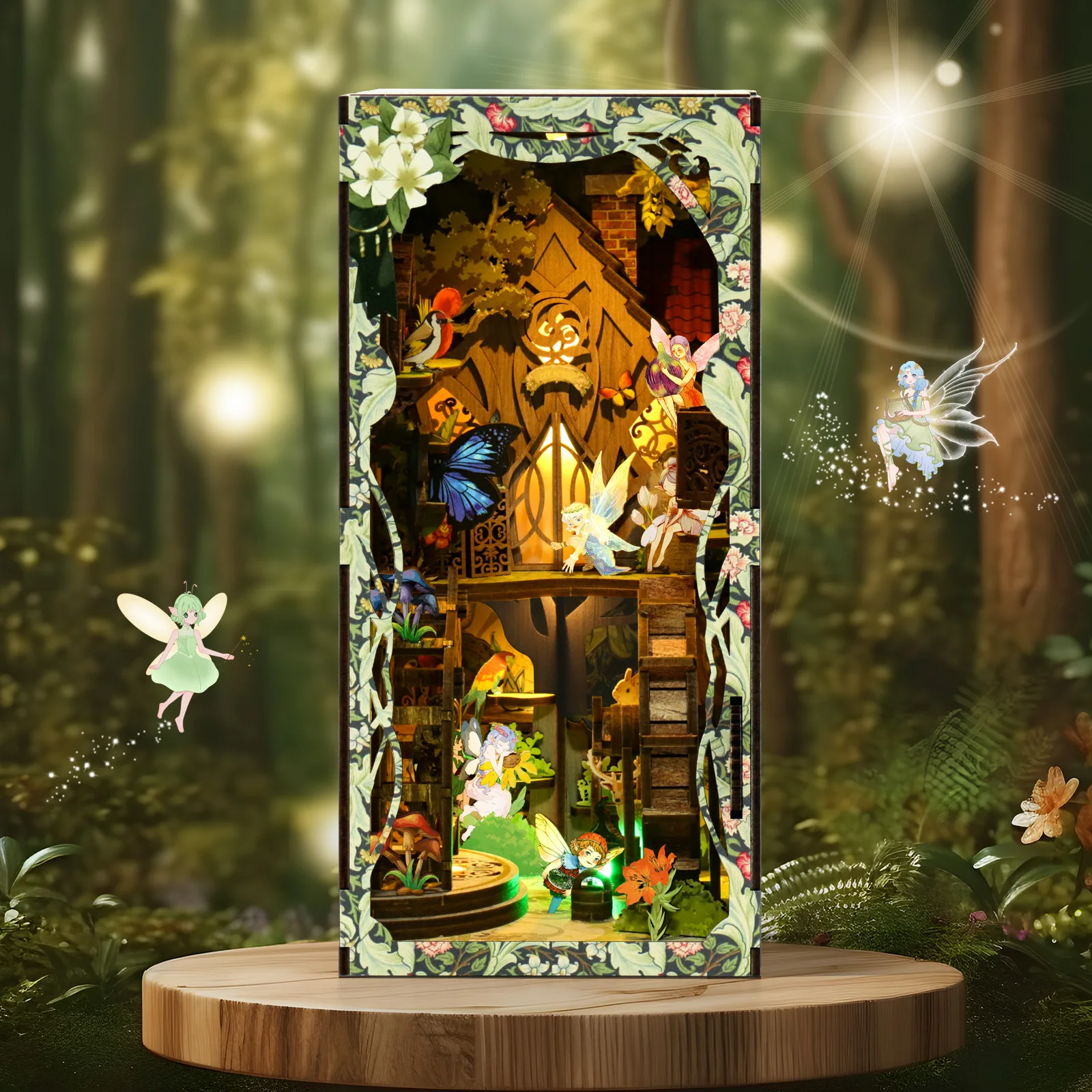 Cool DIY Book Nook Miniature H - Lighting Decor For House 리뷰 및 가격
