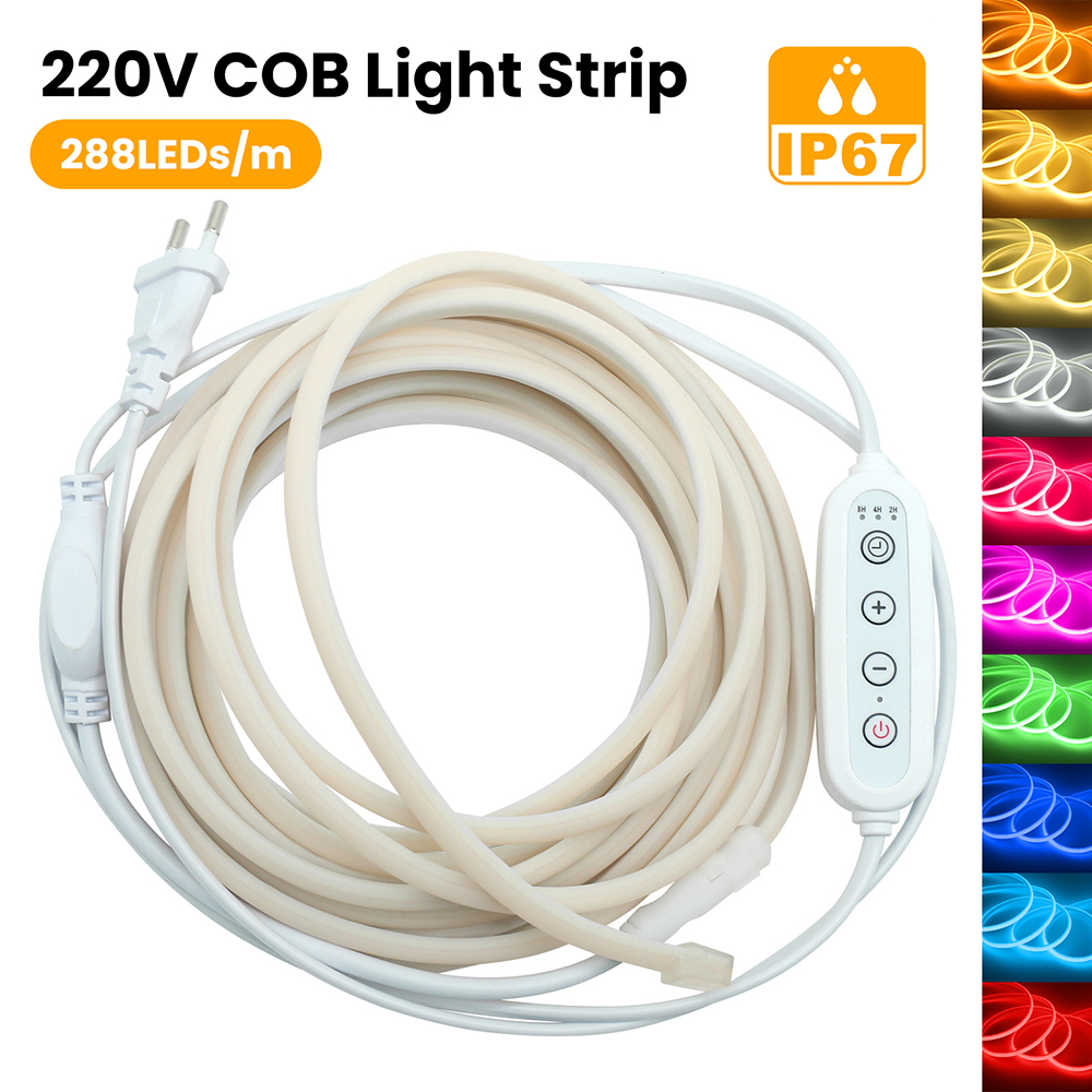 10 Colors Dimmable 220V COB LE - Decor Lighting Hours 리뷰 및 가격