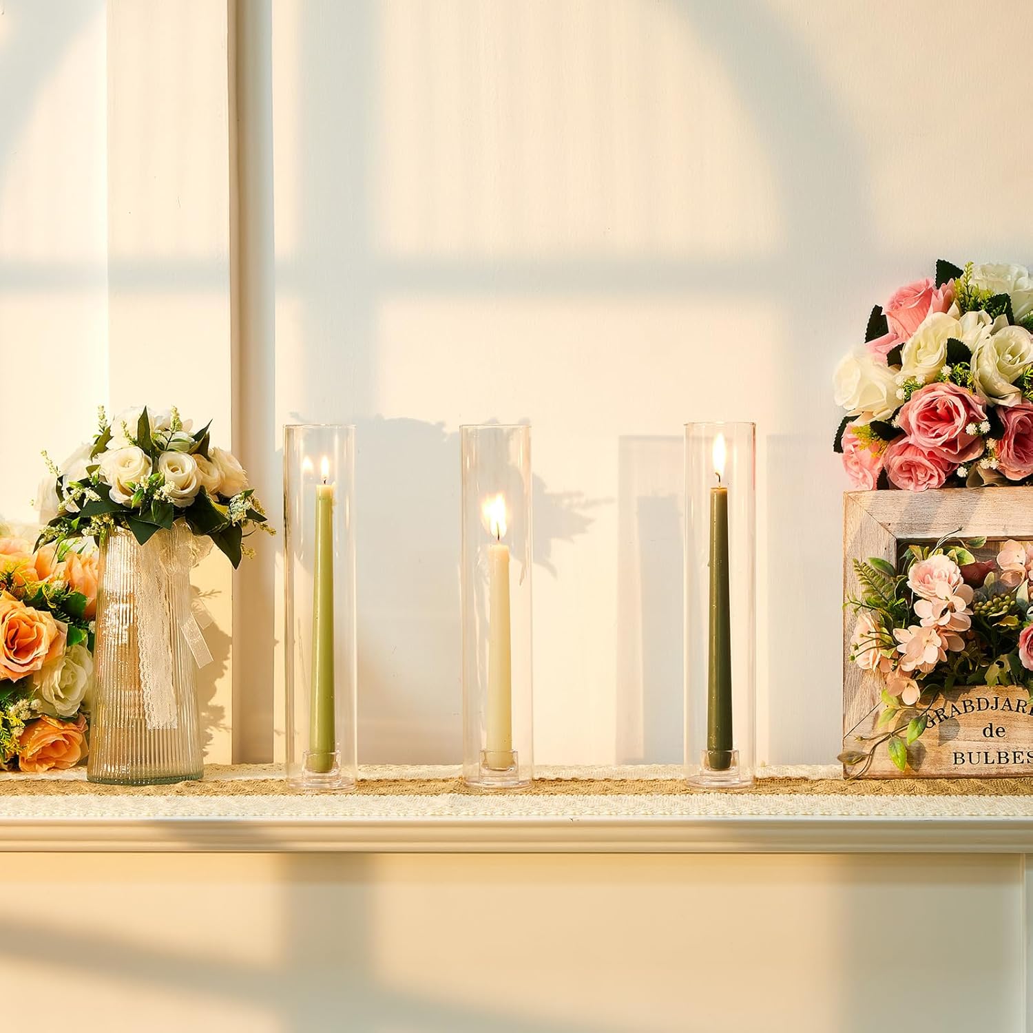12 Set Glass Candle Holders fo - Candle Holder Set 리뷰 및 가격