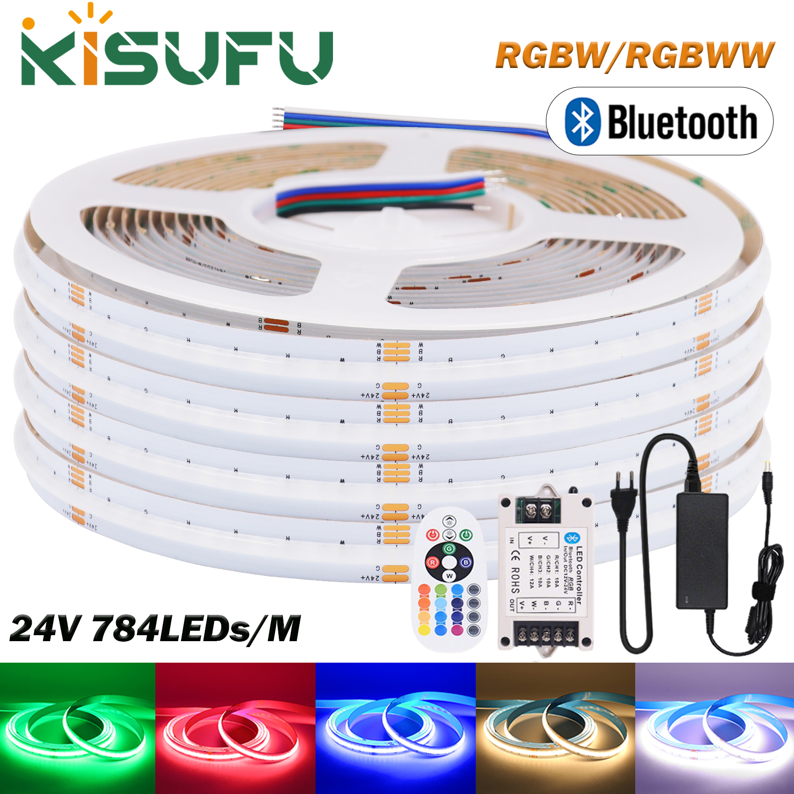 RGBWW RGBW COB LED Strip Light - Decor Lighting Uk 리뷰 및 가격