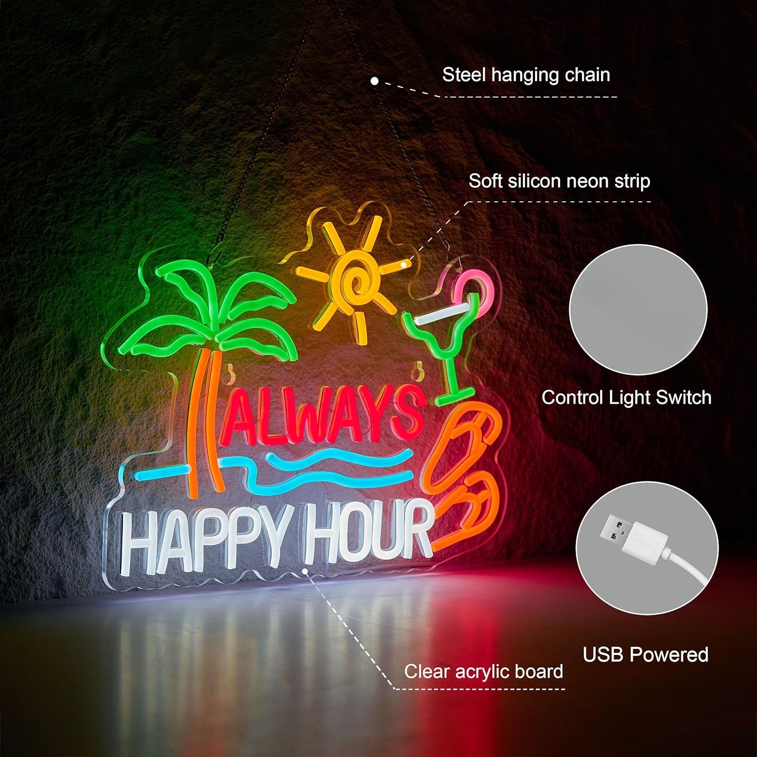 Always Happy Hour Beer Bar Neo - Lighting Decor Home 리뷰 및 가격