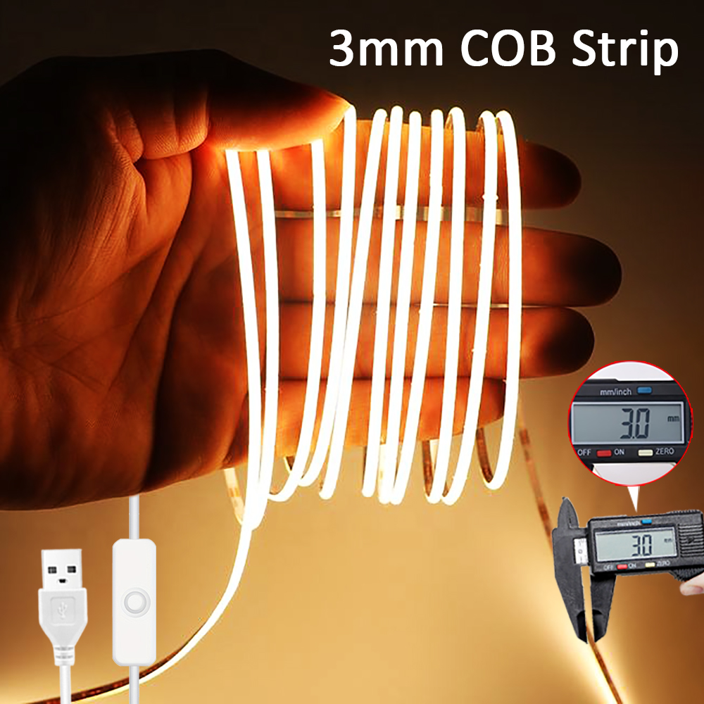3mm Ultra Thin Led COB Strip U - Decor Lighting Hours 리뷰 및 가격