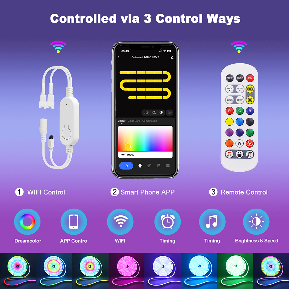 WiFi Smart RGB Neon LED Strip  - Decor Lighting Uk 리뷰 및 가격