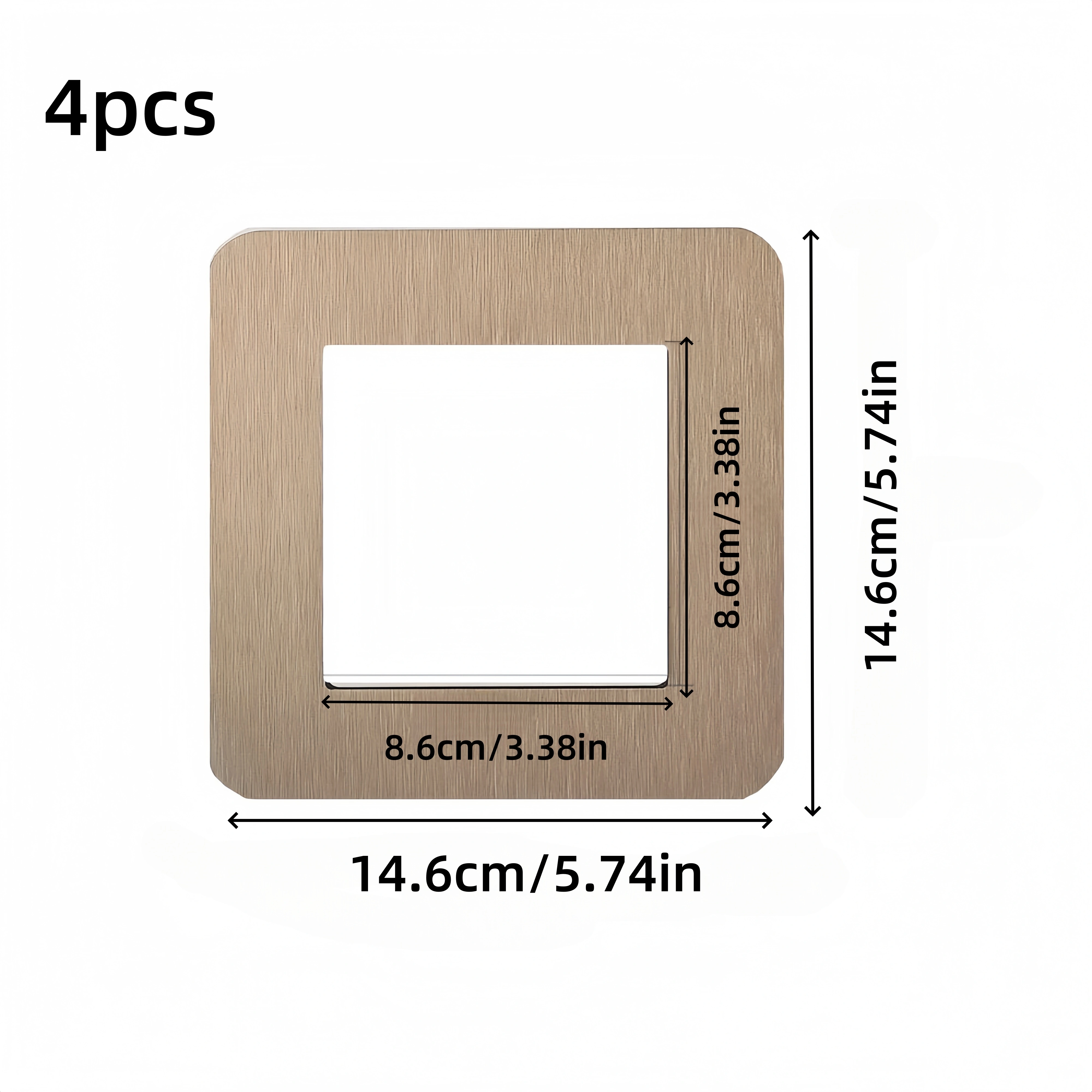 4pcs Silvery Self-Adhesive Lig - Decor Lighting Uk 리뷰 및 가격