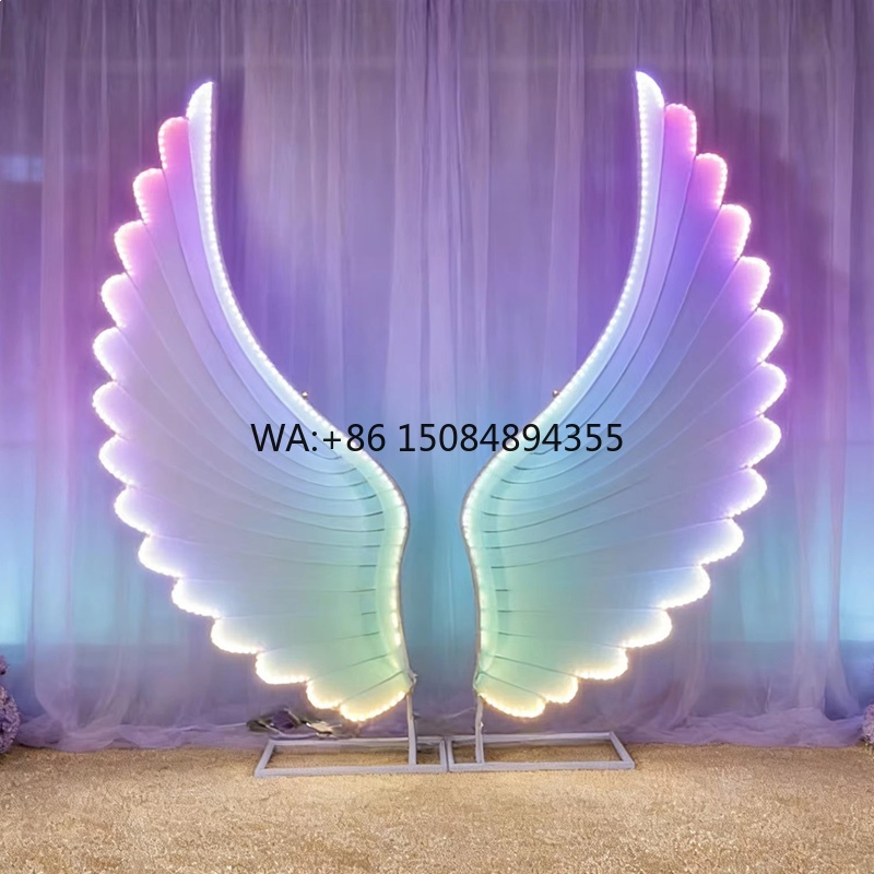 Glowing Angel Wings Light Prop - Lighting Decor Wedding 리뷰 및 가격