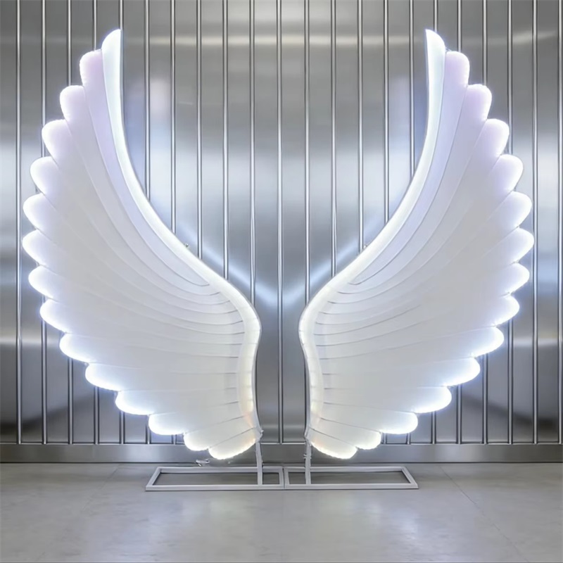 Glowing Angel Wings Light Prop - Lighting Decor Wedding 리뷰 및 가격