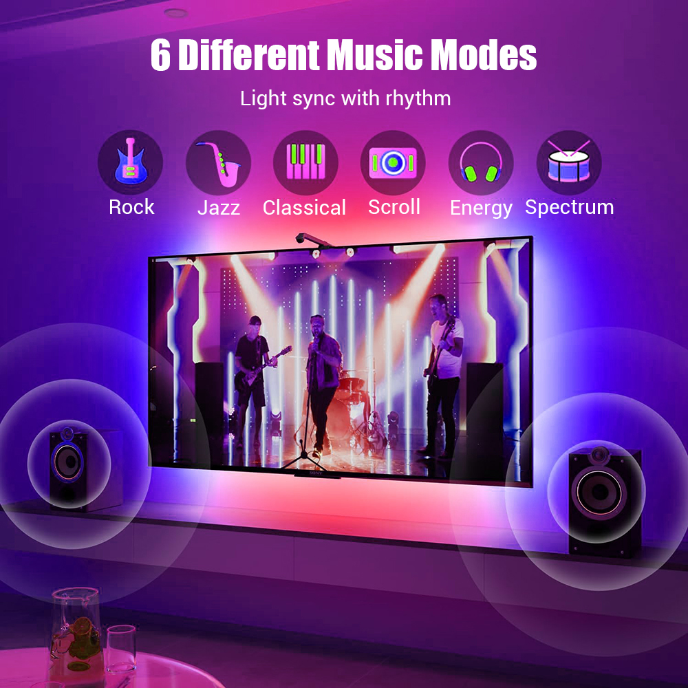 Wiscolor RGBIC LED TV Backligh - Ambient Led Strip 리뷰 및 가격