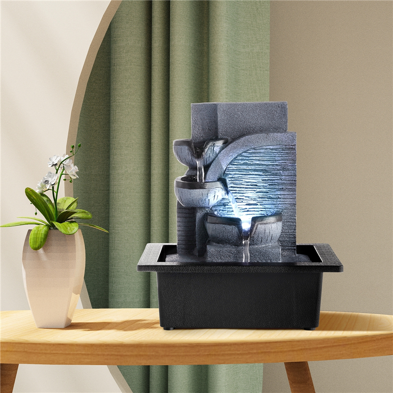 Desktop Flowing Water Waterfal - Lighting Decor Company 리뷰 및 가격