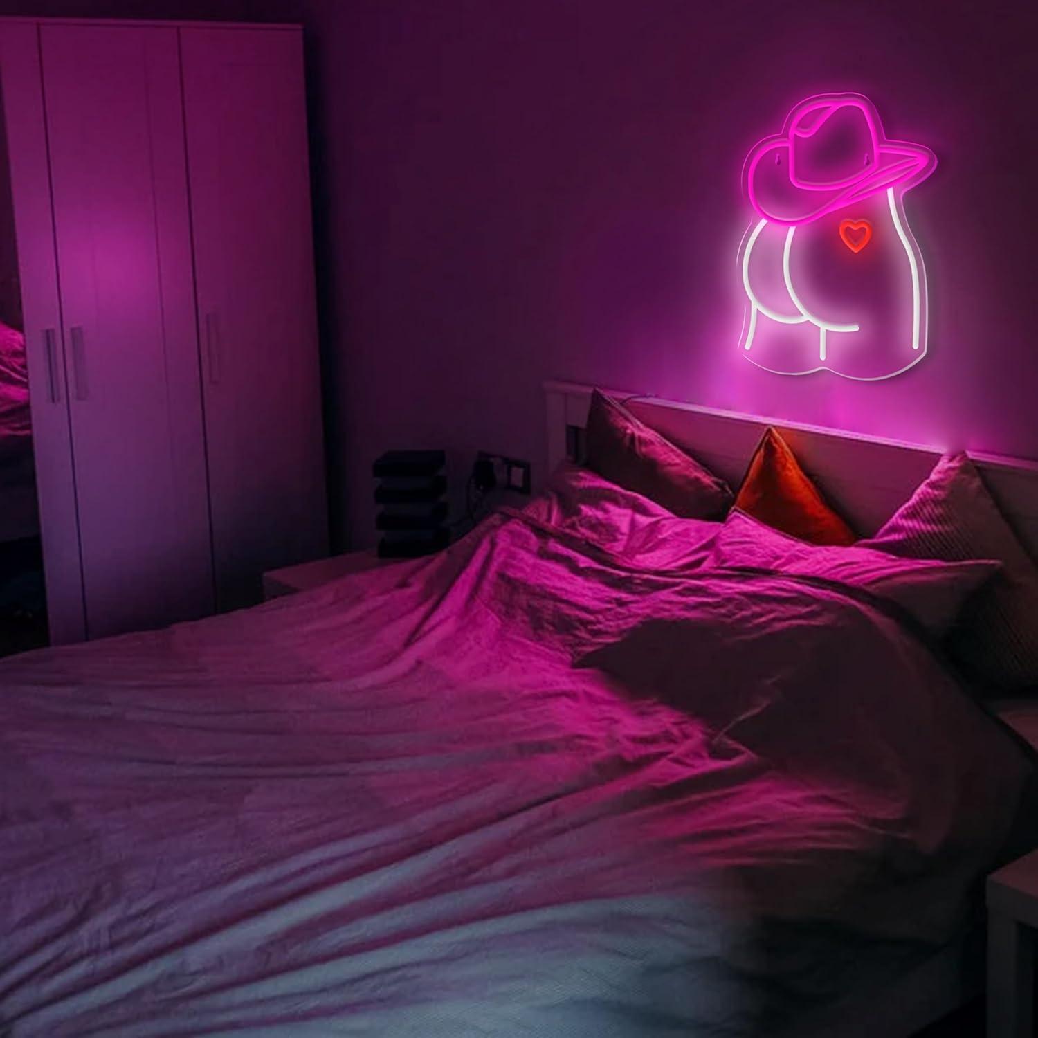 Cowgirl Neon Sign Dimmable LED - Lighting Decor Wedding 리뷰 및 가격