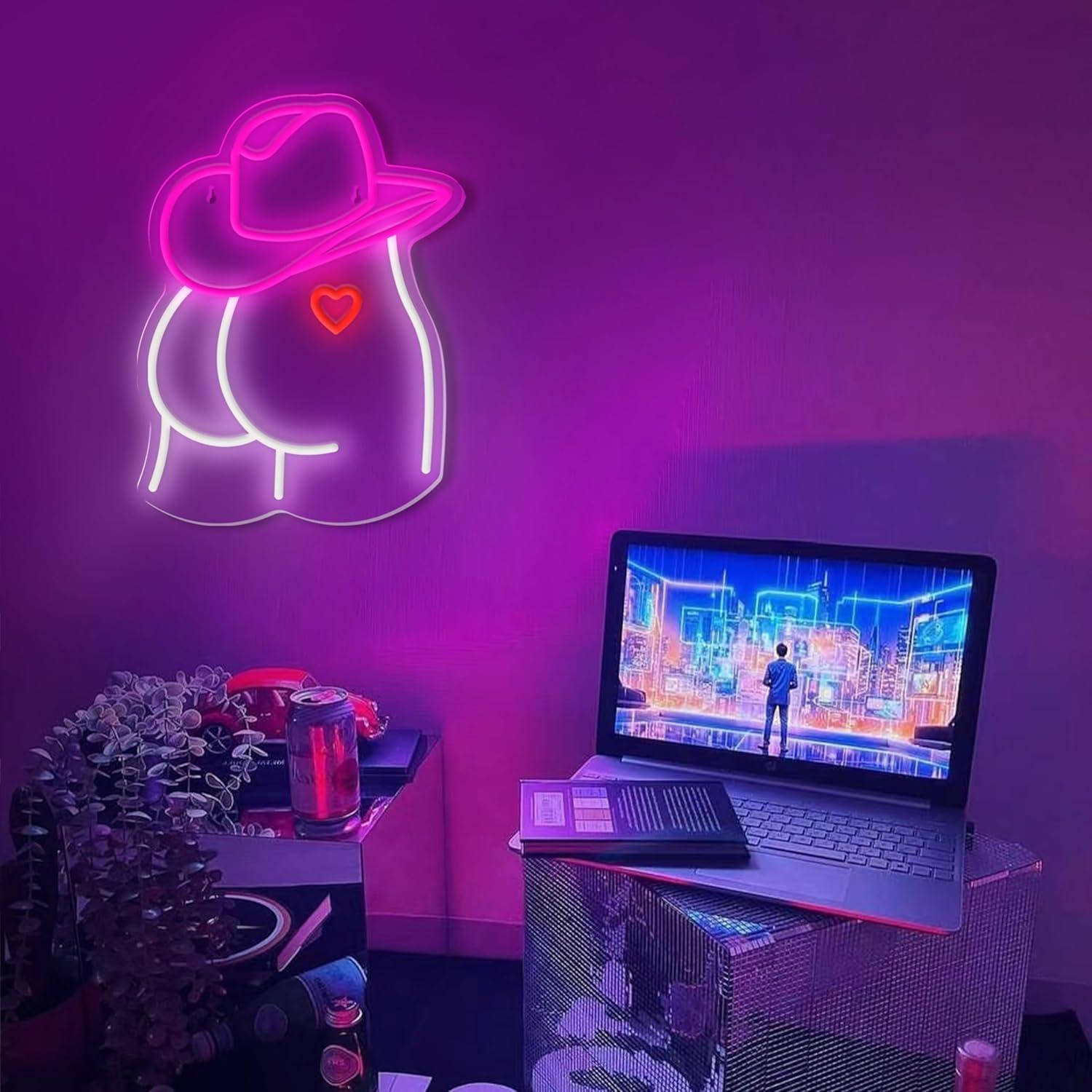 Cowgirl Neon Sign Dimmable LED - Lighting Decor Wedding 리뷰 및 가격