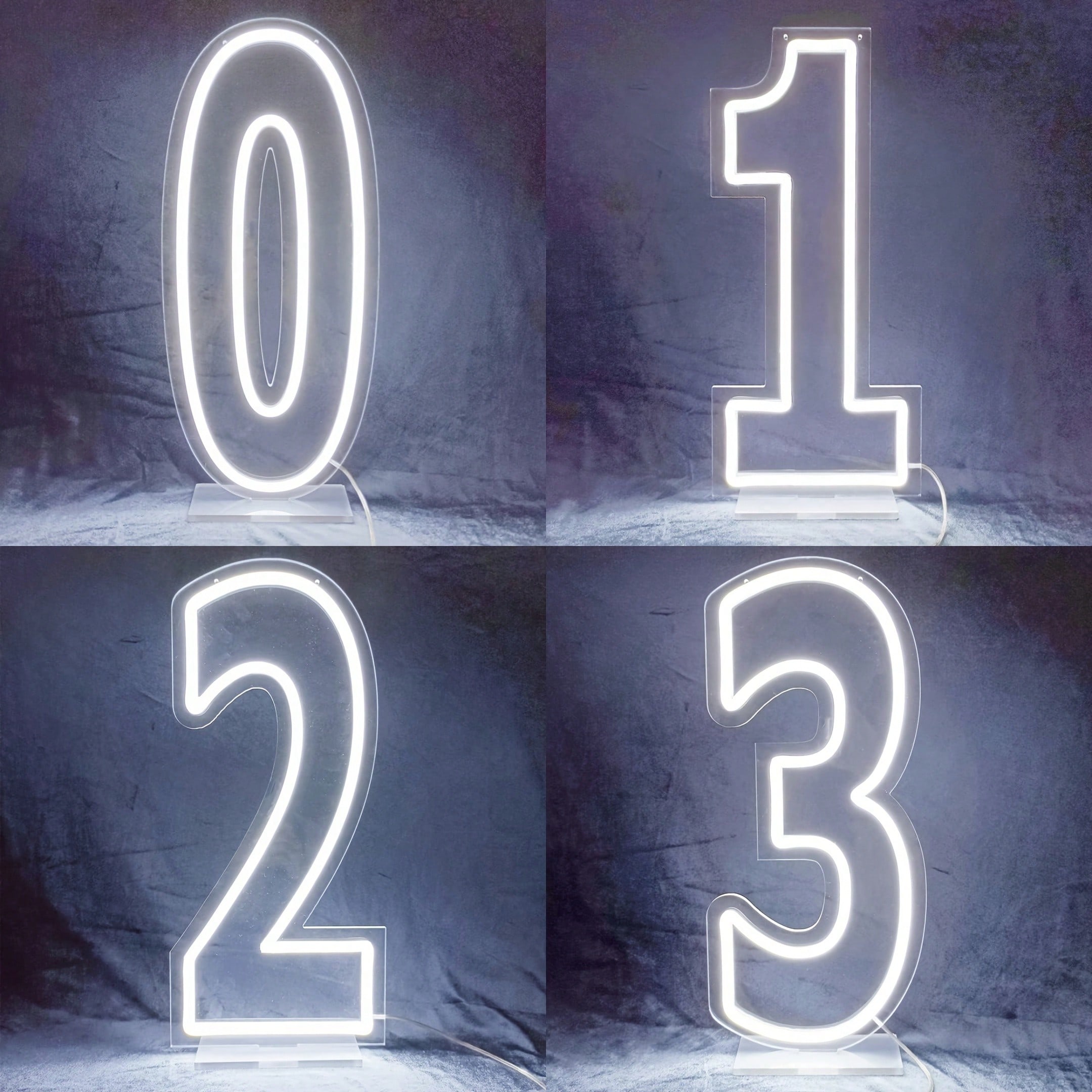 White 0-9 Single Digit LED Num - Lighting Decor Wedding 리뷰 및 가격