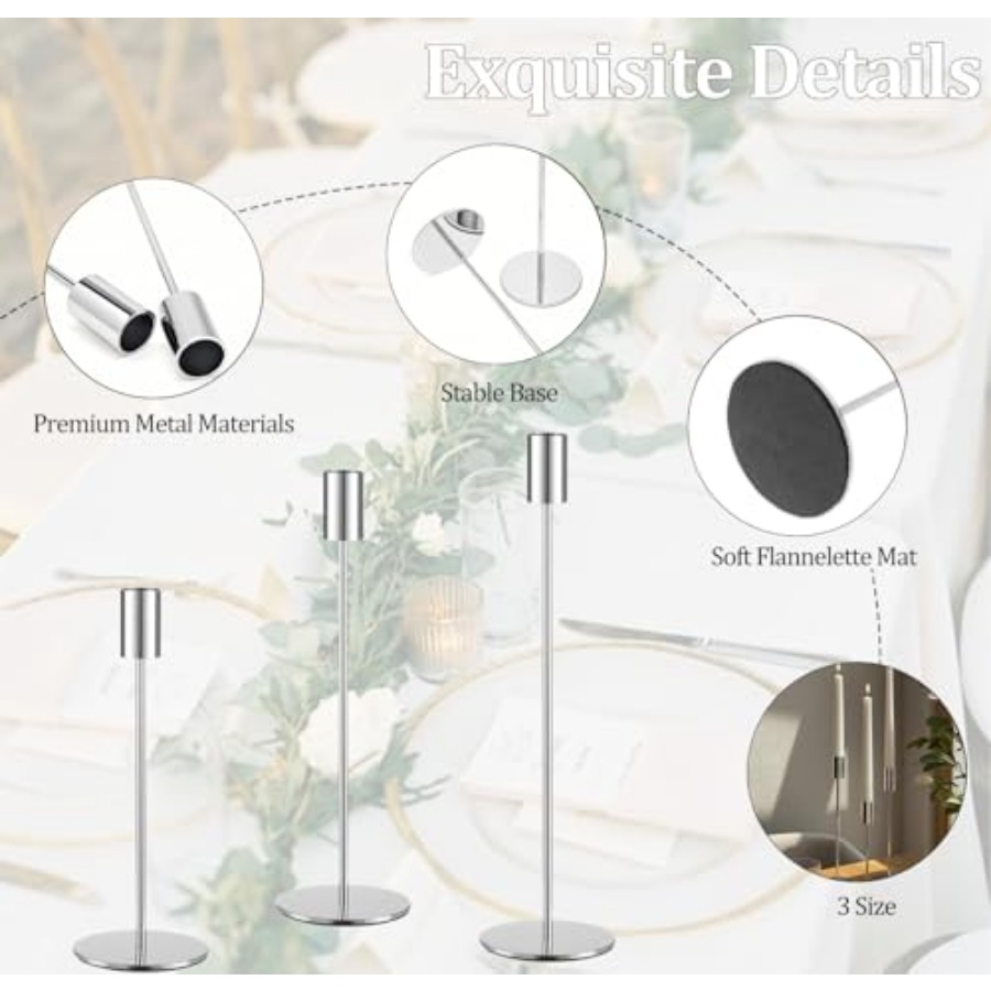 Set of 12 Taper Candle Holders - Candle Holder Set 리뷰 및 가격