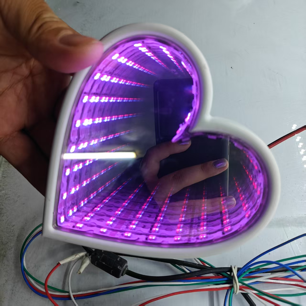 3D Multi-Color Infinity Mirror - Lighting Decor Company 리뷰 및 가격