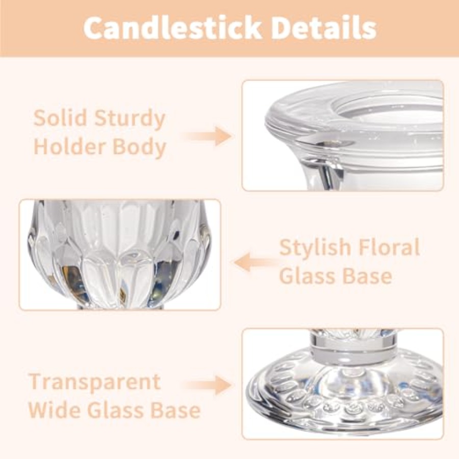 Hurricane Glass Candle Holders - Candle Holder Set 리뷰 및 가격