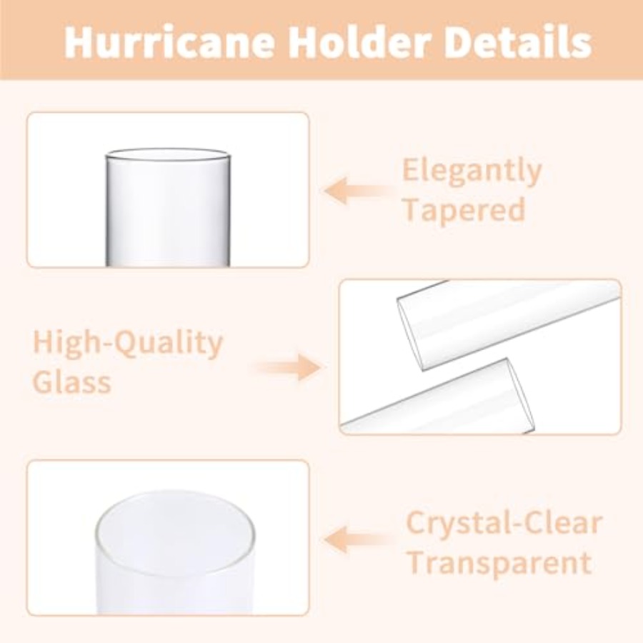 Hurricane Glass Candle Holders - Candle Holder Set 리뷰 및 가격