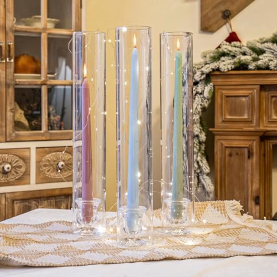 Hurricane Glass Candle Holders - Candle Holder Set 리뷰 및 가격