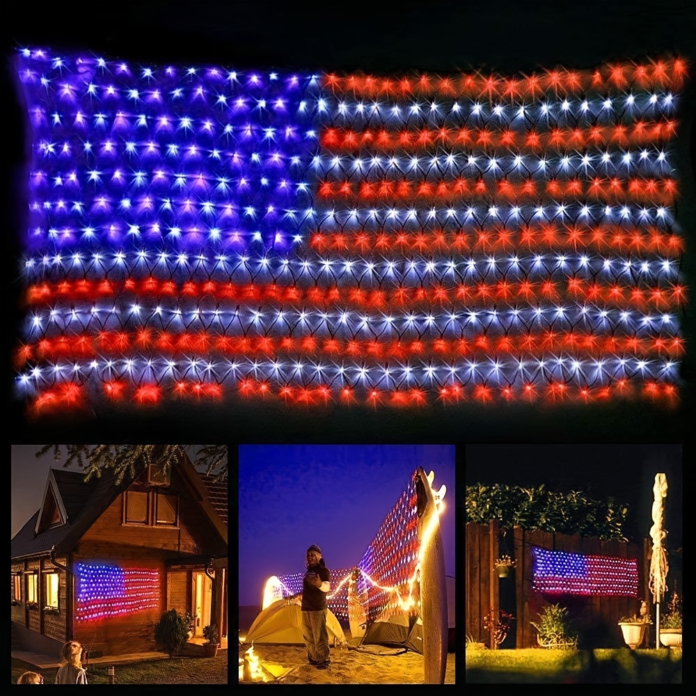 American Flag Net Light, 420 L - Lighting Christmas Decor 리뷰 및 가격