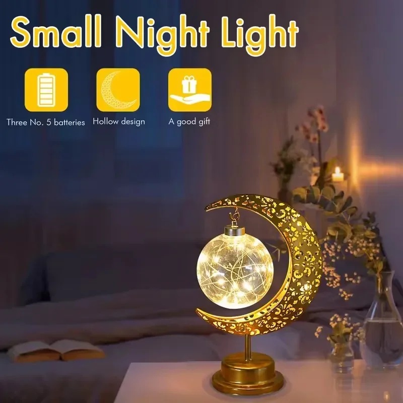 Ramadan LED Night Light Rotati - Led Moon Lamp 리뷰 및 가격