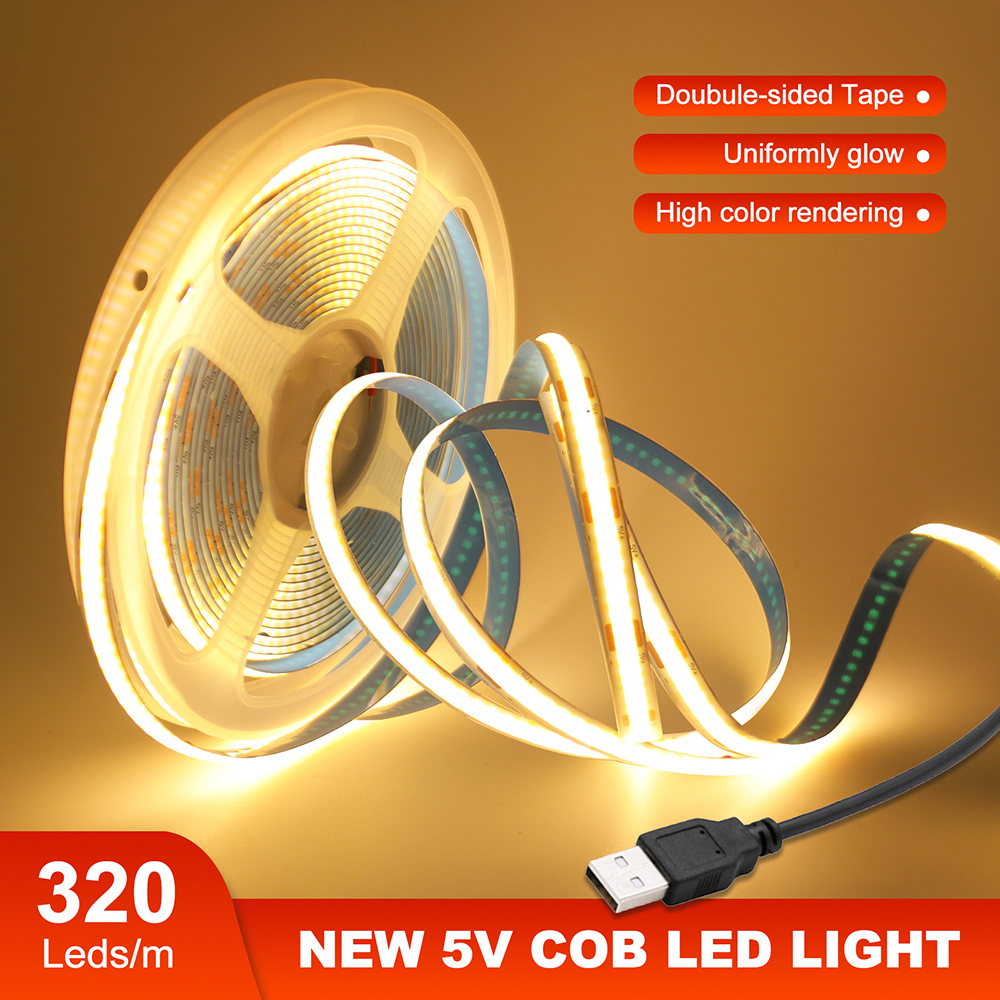 DC 5V COB LED Strip Light 320L - Decor Lighting Hours 리뷰 및 가격