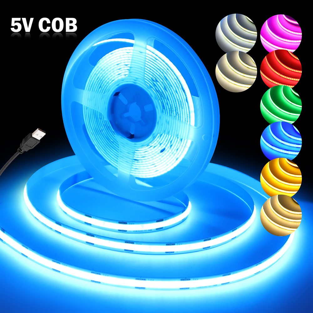 DC 5V COB LED Strip Light 320L - Decor Lighting Hours 리뷰 및 가격