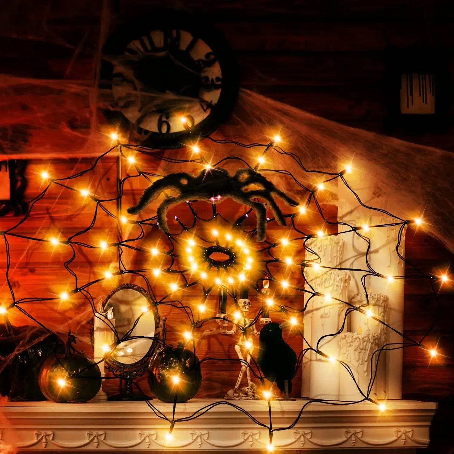 Halloween LED String Light Spi - Lighting Decor For House 리뷰 및 가격