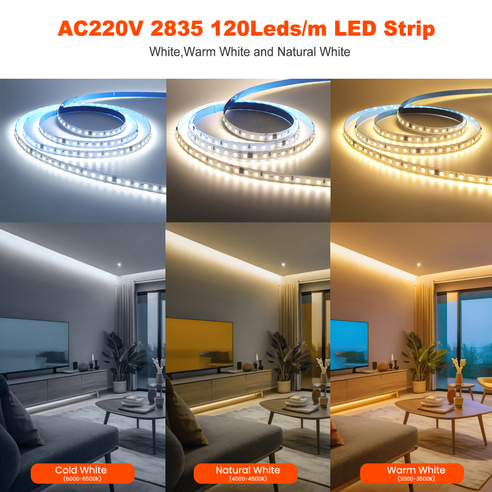 AC220V LED Strip Light 5m 10m  - Decor Lighting Online 리뷰 및 가격