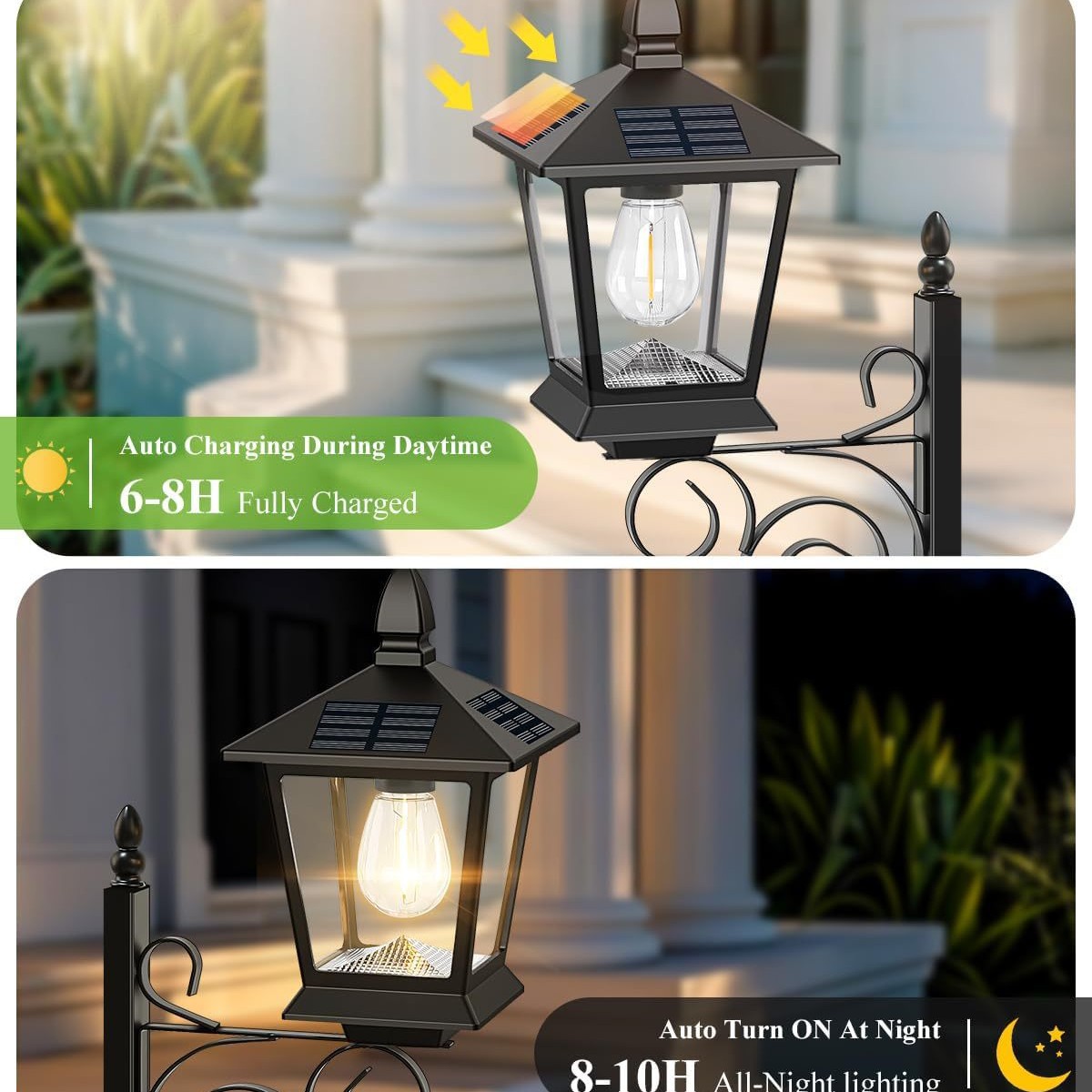 2 in 1 Solar Planter Lamp Wate - Lighting Decoration Outdoor 리뷰 및 가격