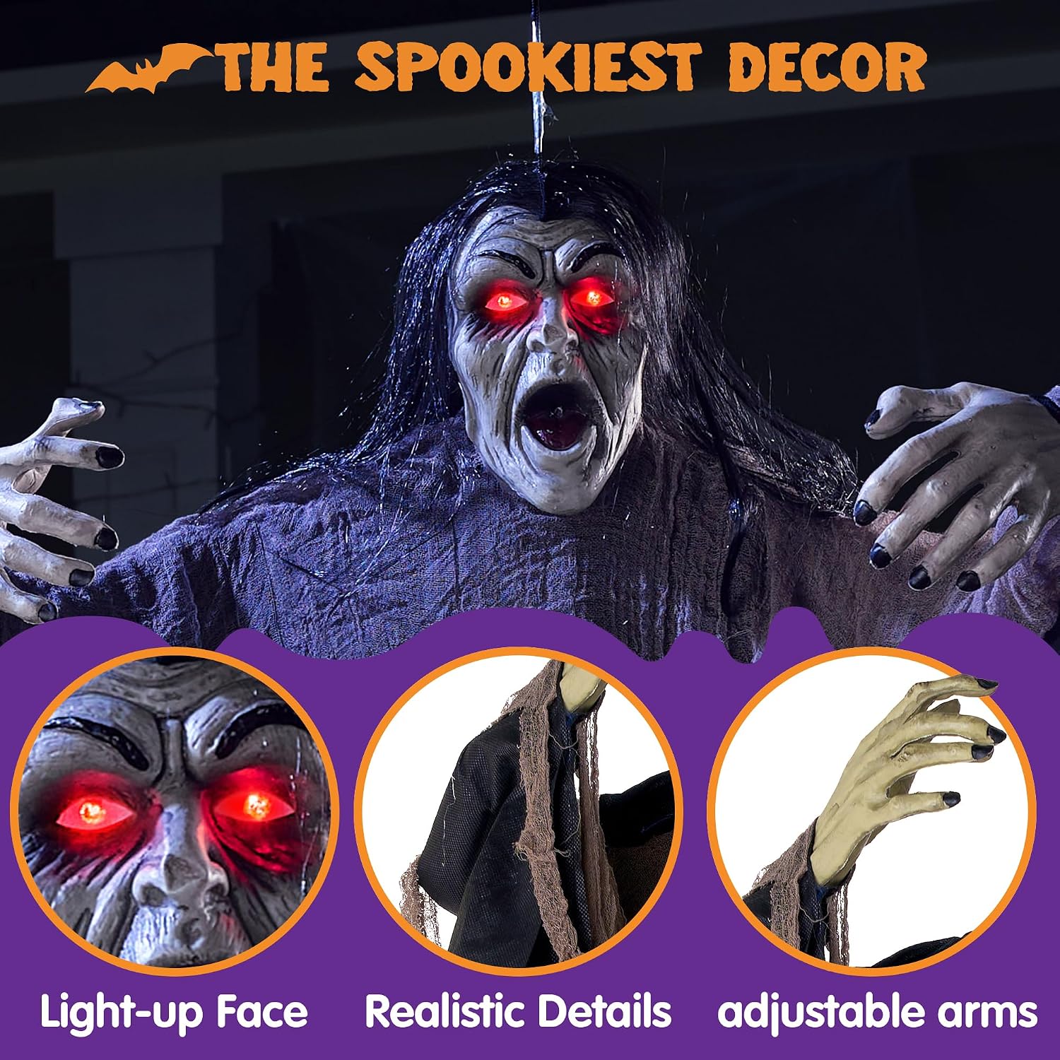 Halloween Zombie Decorations O - Lighting Decor For House 리뷰 및 가격