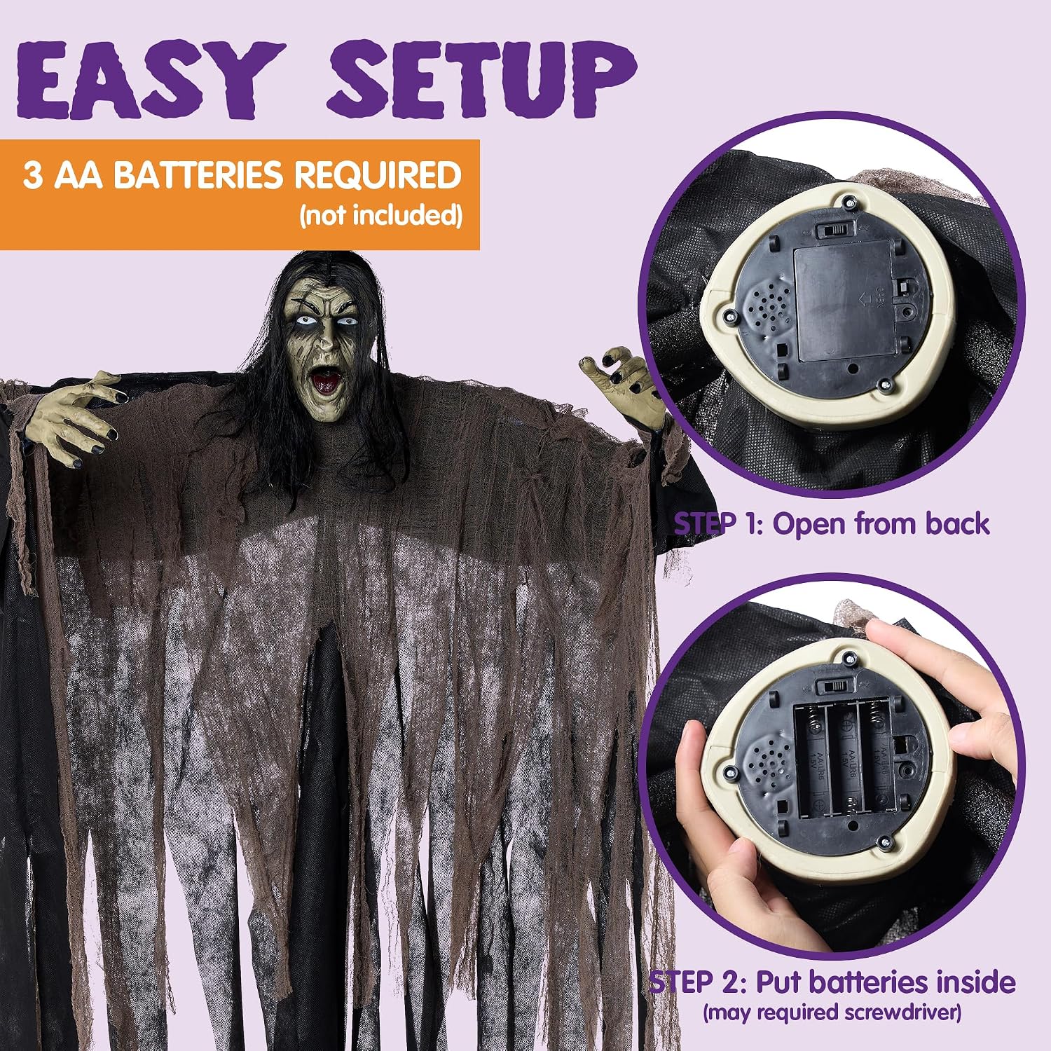 Halloween Zombie Decorations O - Lighting Decor For House 리뷰 및 가격