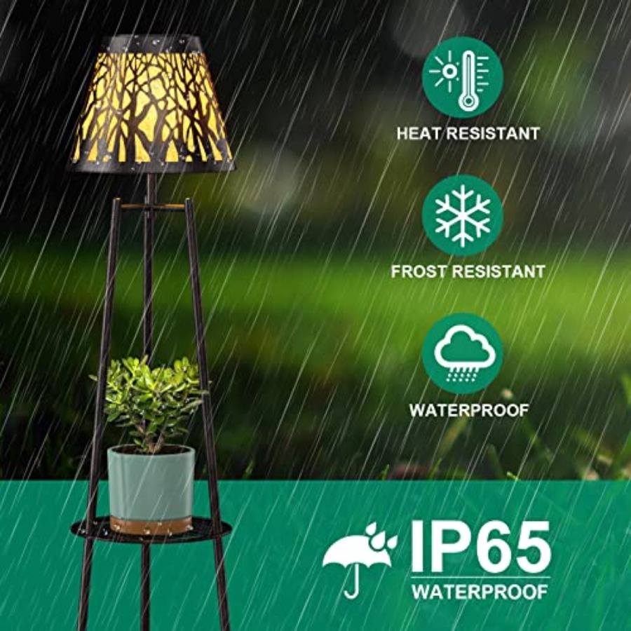 2 Pack Outdoor Solar Floor Lam - Lighting Decoration Outdoor 리뷰 및 가격