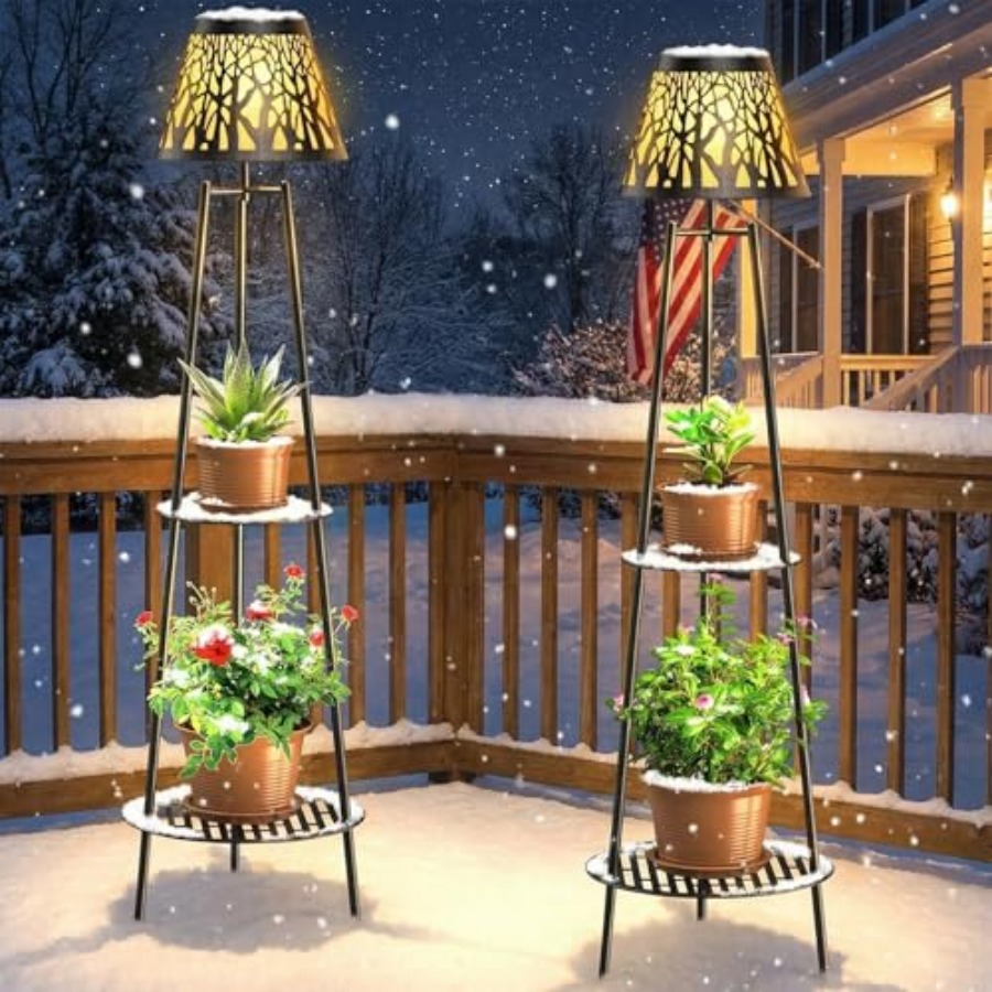 2 Pack Outdoor Solar Floor Lam - Lighting Decoration Outdoor 리뷰 및 가격